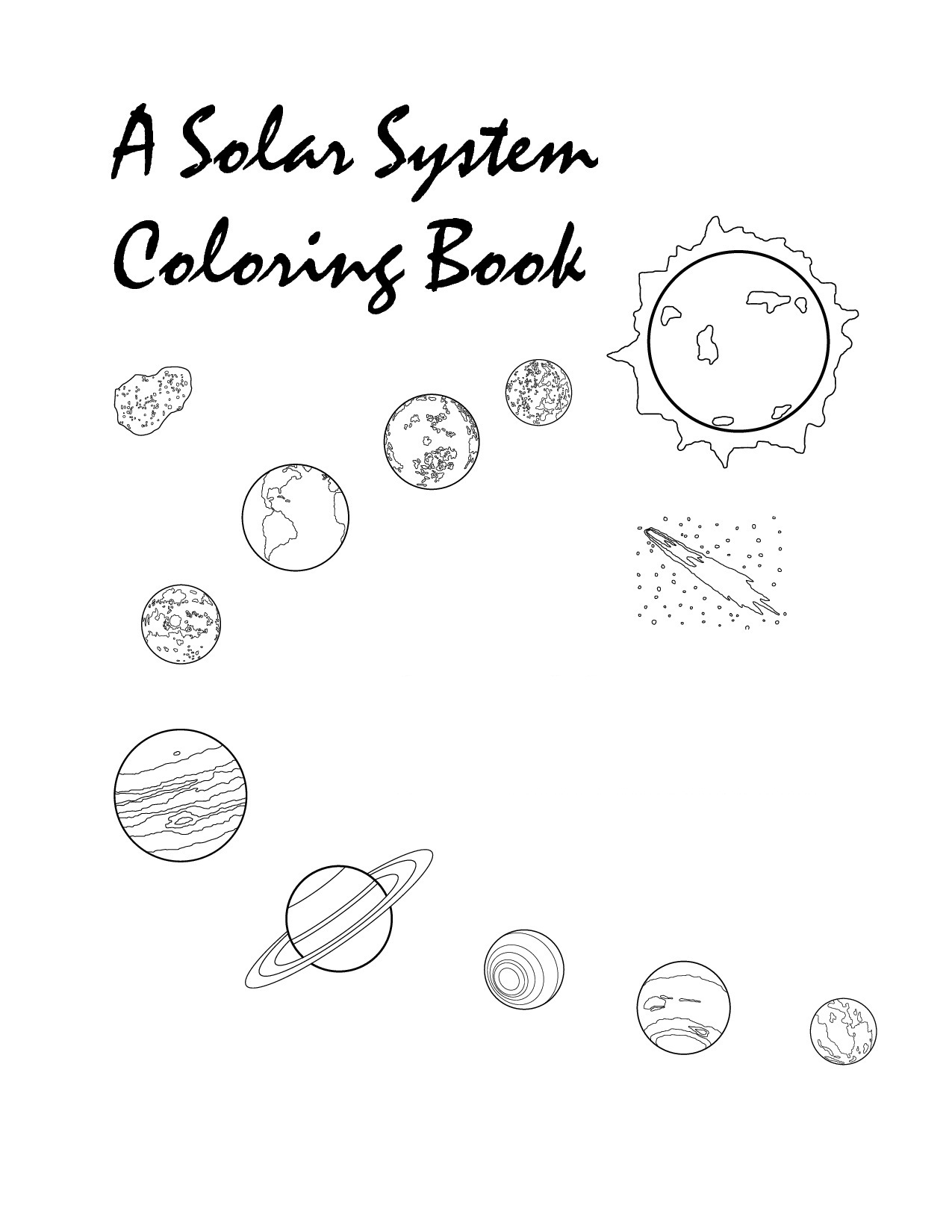Solar coloring #6, Download drawings