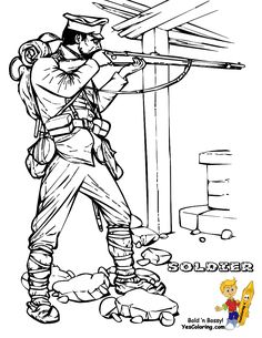 Soldier coloring #9, Download drawings