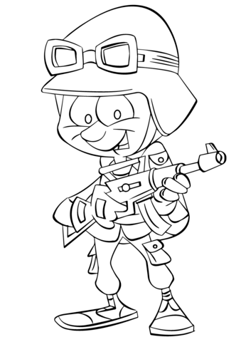 Soldier coloring #16, Download drawings