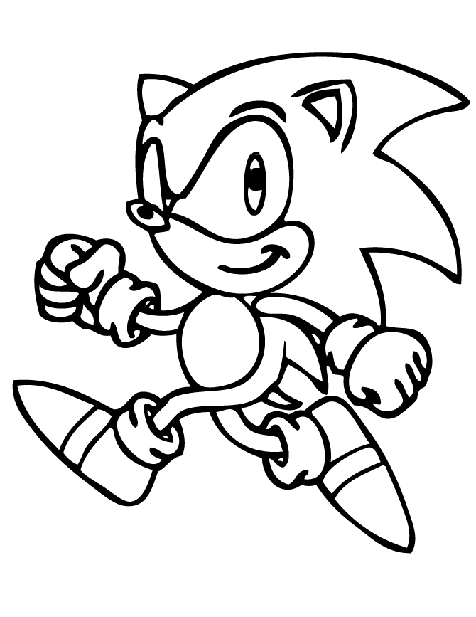 Sonic The Hedgehog coloring #7, Download drawings