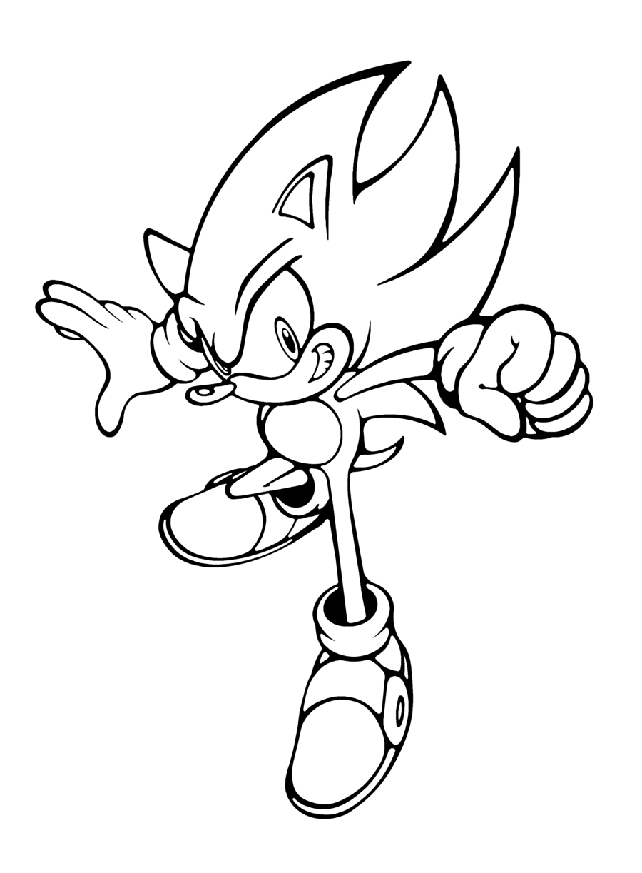 Sonic The Hedgehog coloring #5, Download drawings
