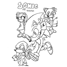 Sonic The Hedgehog coloring #8, Download drawings