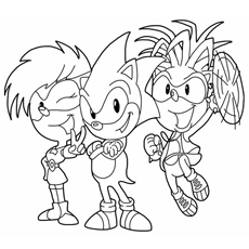 Sonic The Hedgehog coloring #17, Download drawings