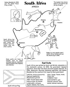South Africa coloring #6, Download drawings