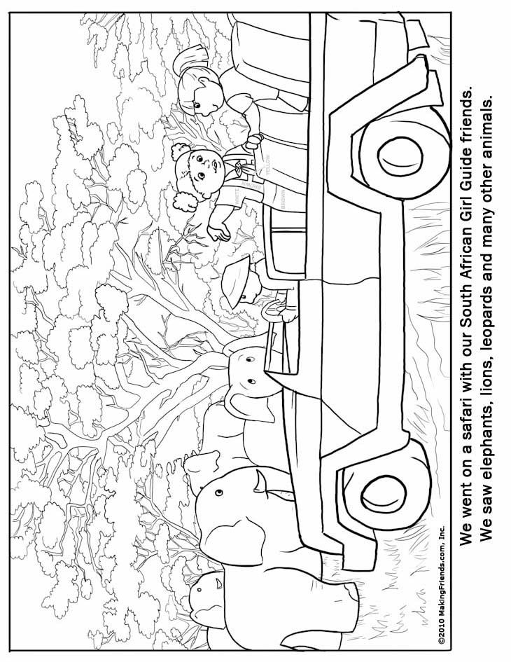 South Africa coloring #4, Download drawings