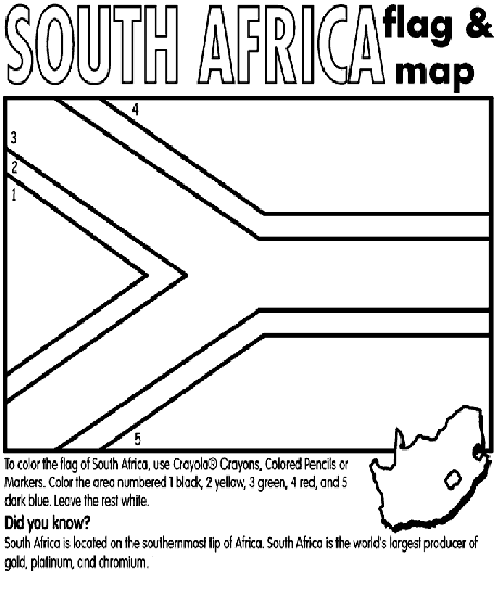 South Africa coloring #17, Download drawings