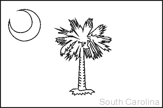 South Carolina coloring #11, Download drawings