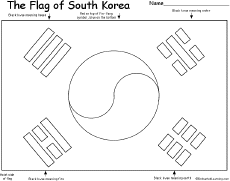 South Korea coloring #8, Download drawings