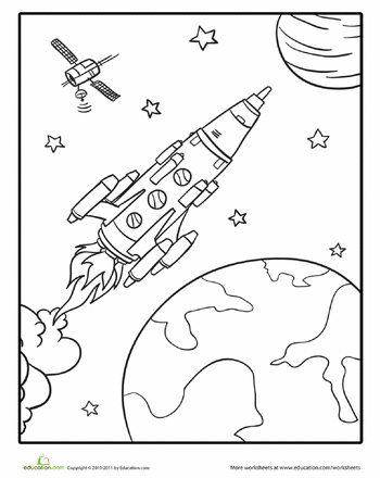 From Space coloring #18, Download drawings