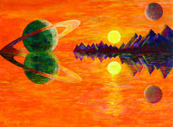 Spacescape coloring #2, Download drawings