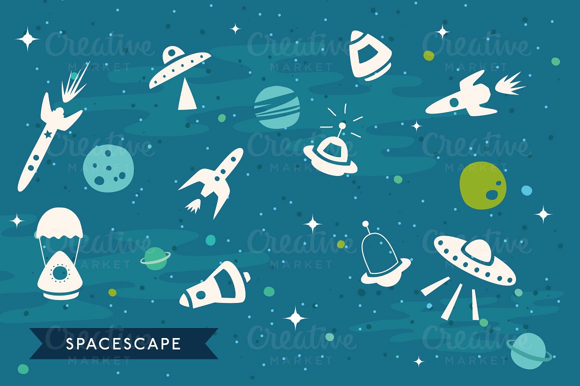 Spacescape svg #19, Download drawings