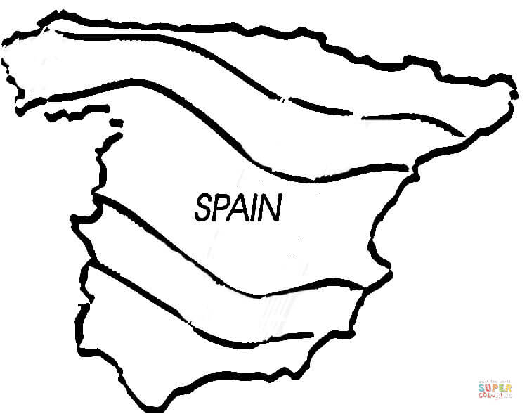 Spain coloring #3, Download drawings