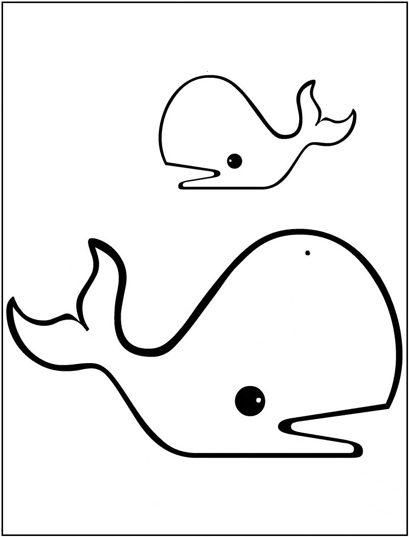 Sperm Whale coloring #7, Download drawings