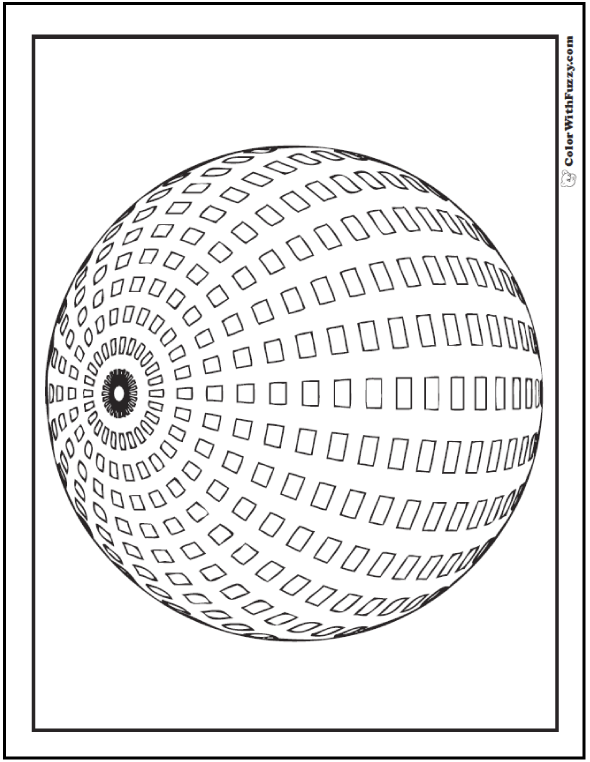 Sphere coloring #15, Download drawings