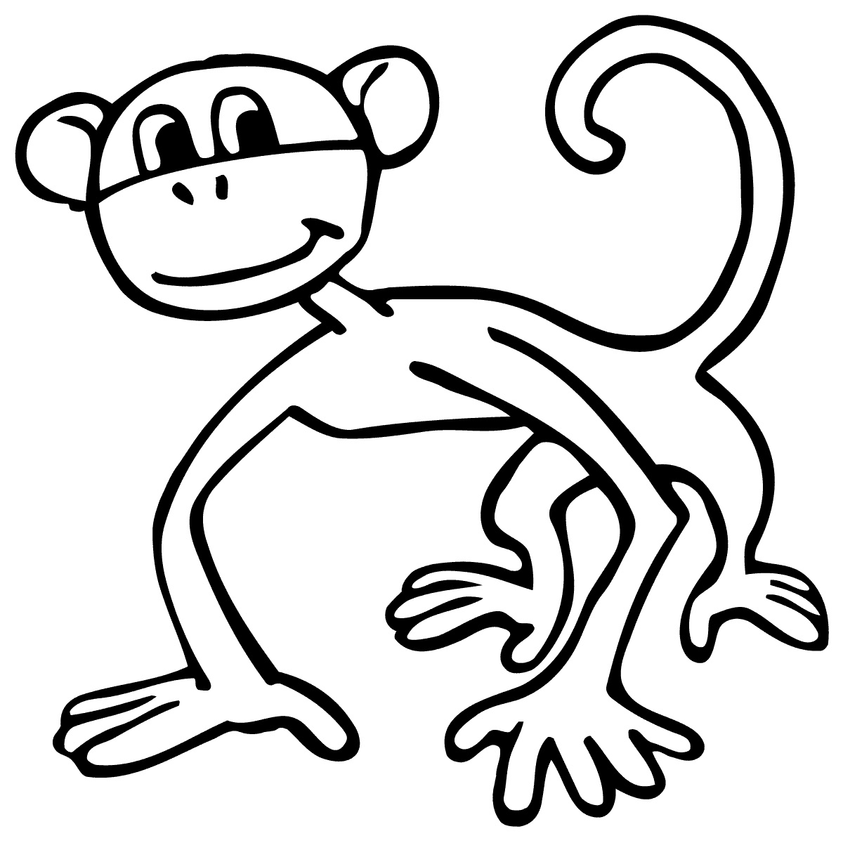 Spider Monkey clipart #1, Download drawings