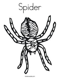 Wasp Spider coloring #10, Download drawings