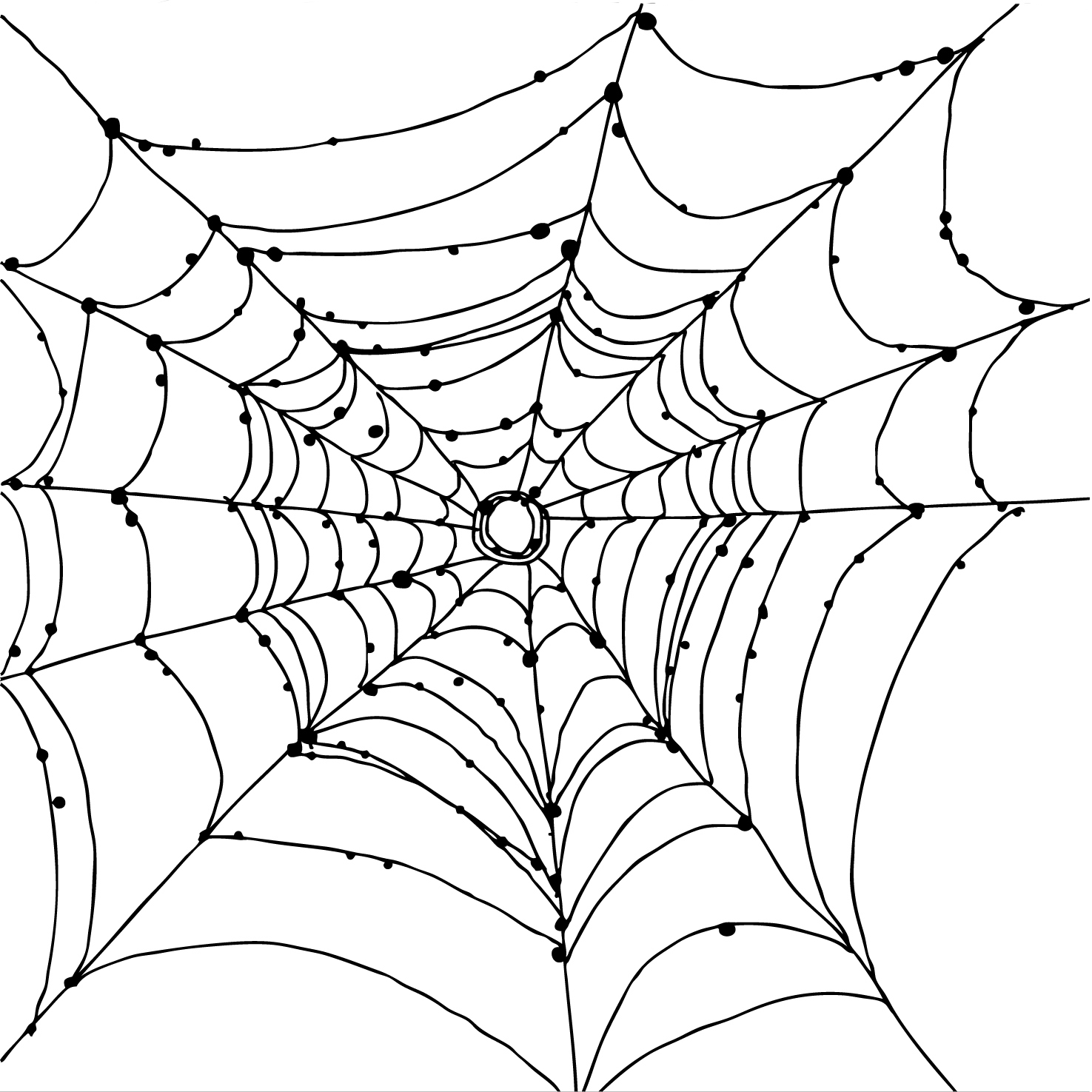 Spider Web coloring #1, Download drawings