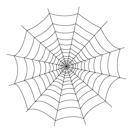 Spider Web coloring #18, Download drawings