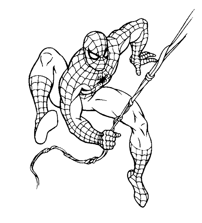 Spider-Man coloring #8, Download drawings