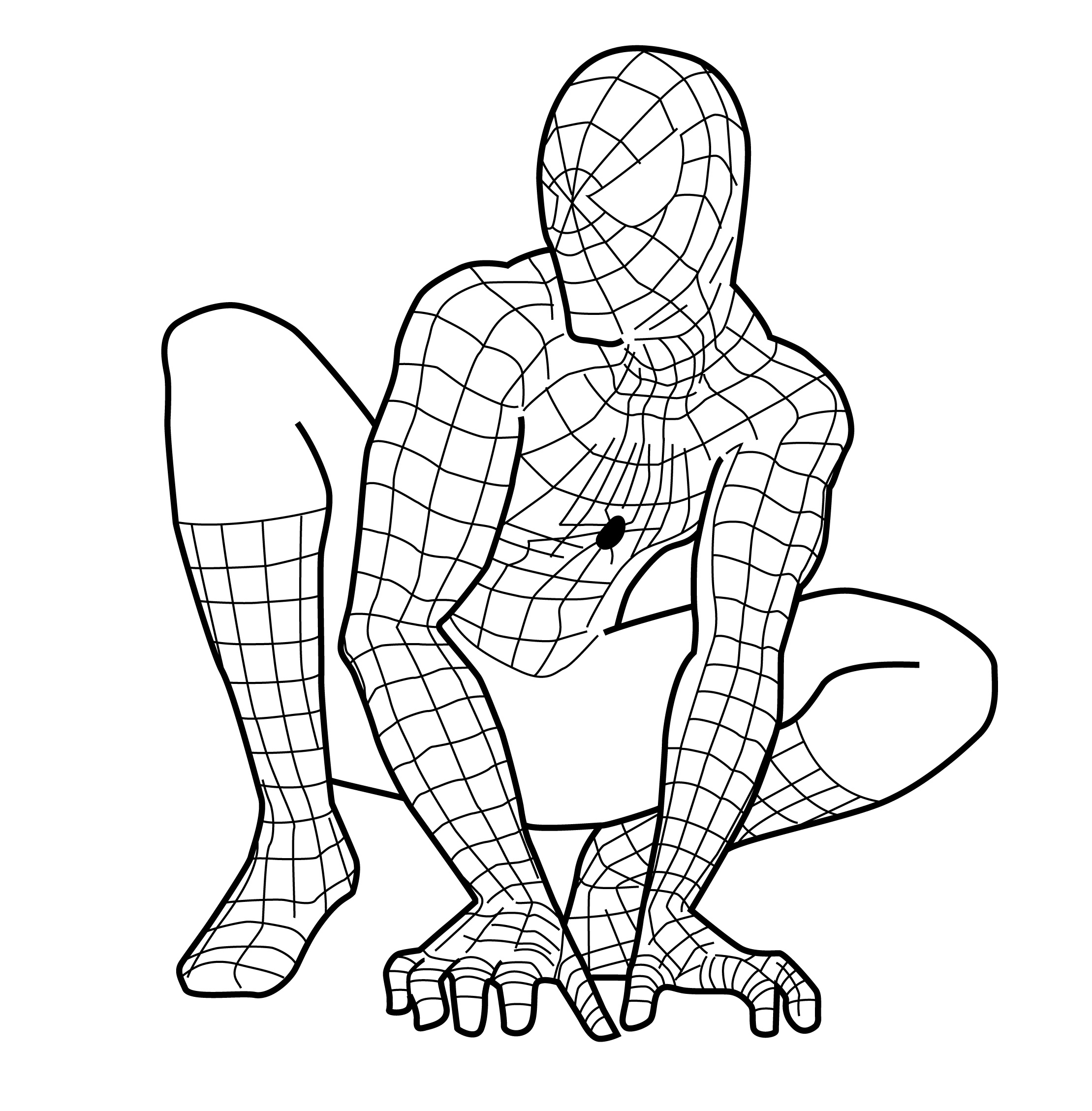 Spider-Man coloring #11, Download drawings