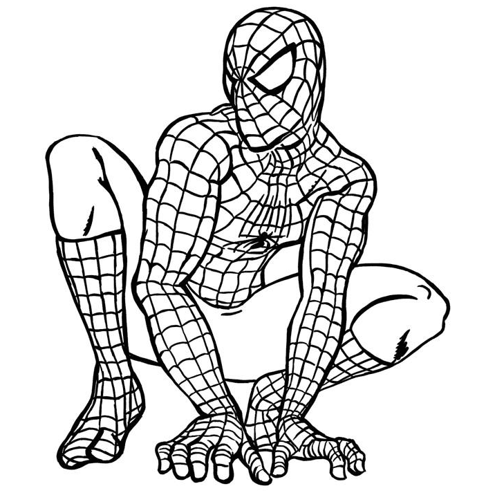 Spider-Man coloring #9, Download drawings