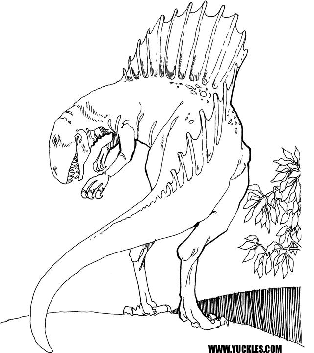 Spinosaurus coloring #17, Download drawings