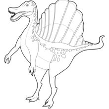 Spinosaurus coloring #11, Download drawings