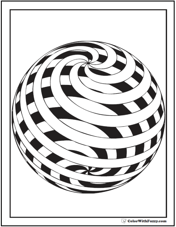 Spiral coloring #3, Download drawings