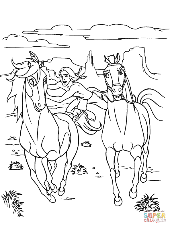 Stallion coloring #8, Download drawings