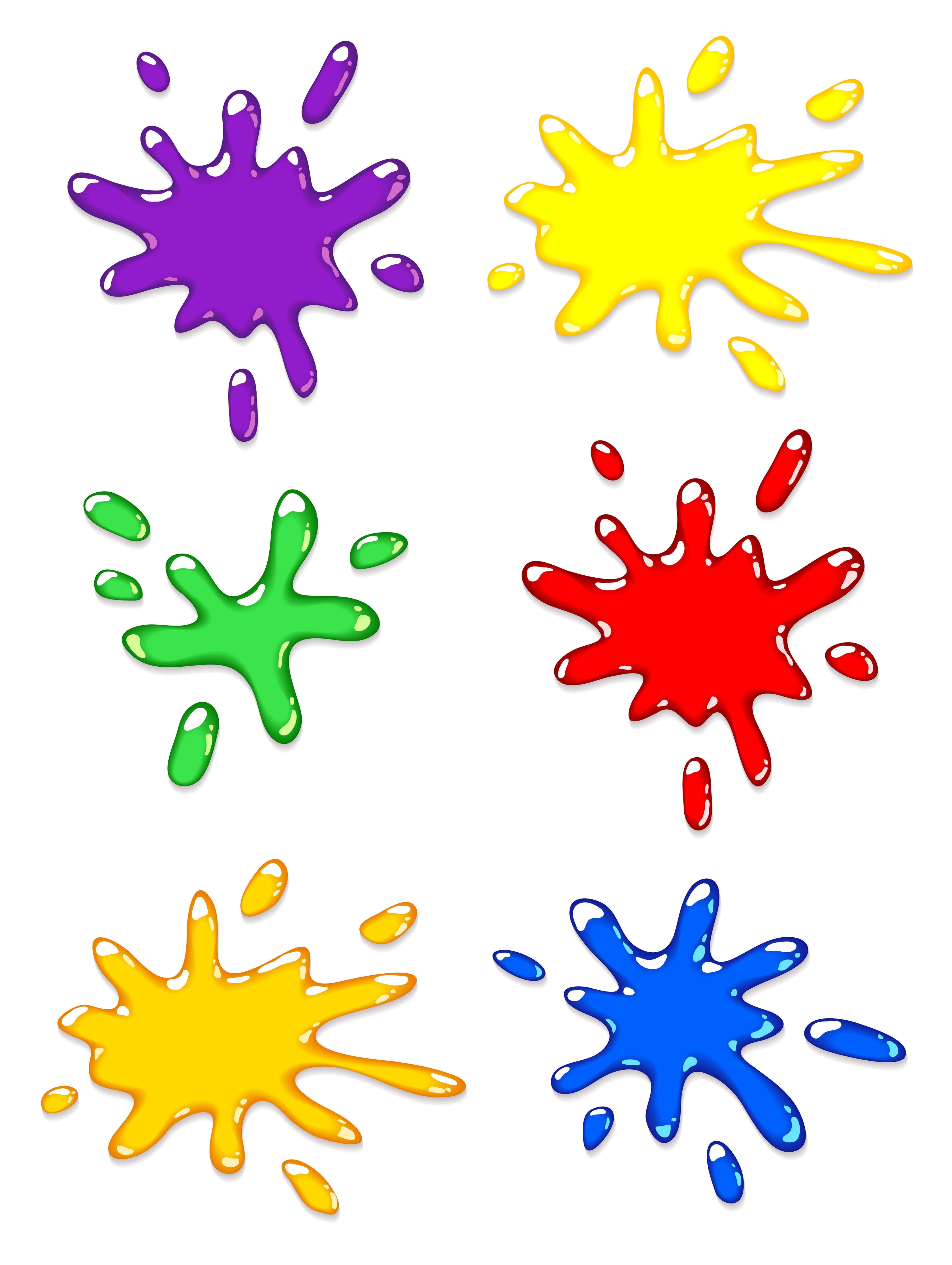 Splatter coloring #4, Download drawings