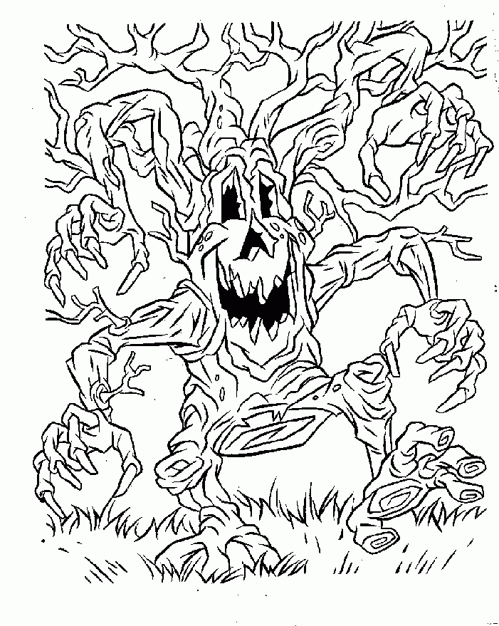 Spooky coloring #12, Download drawings