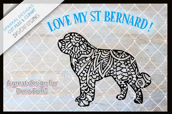 St. Bernard svg #6, Download drawings
