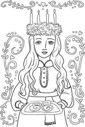 St. Lucia coloring #5, Download drawings