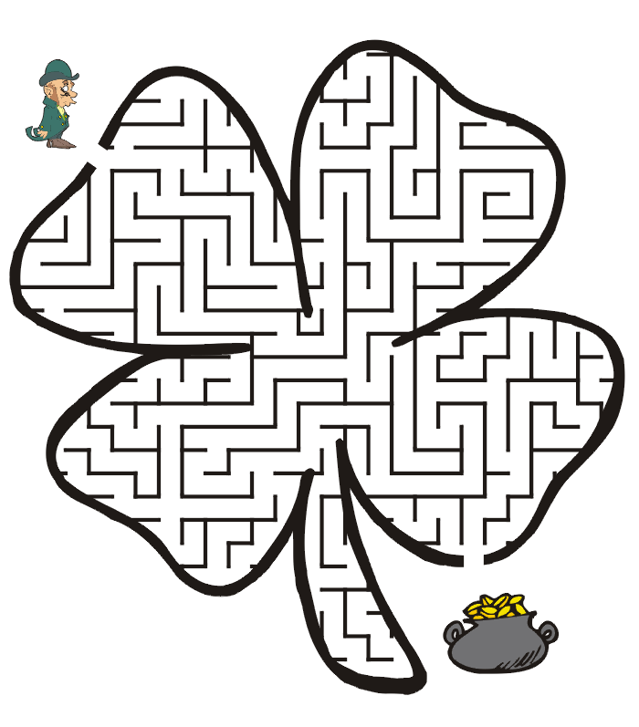 St. Patrick's Day coloring #1, Download drawings