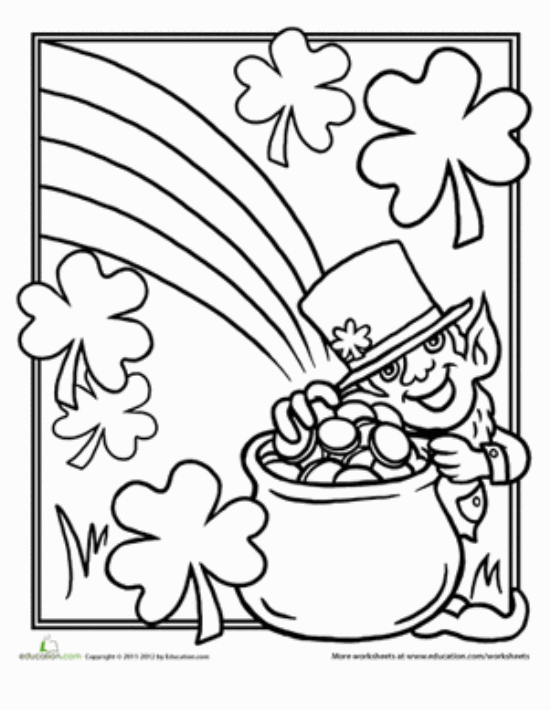 St. Patrick's Day coloring #18, Download drawings