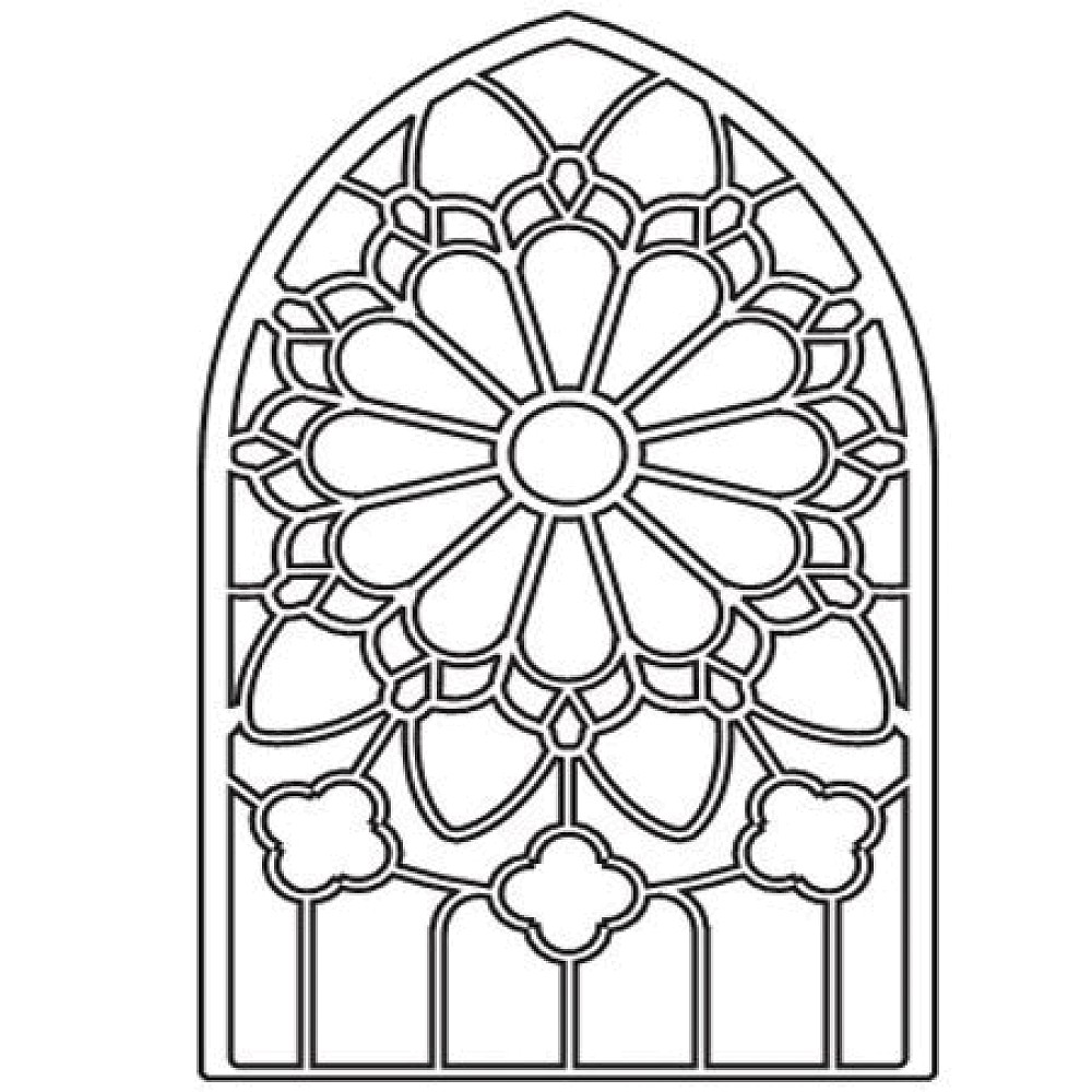 Stained Glass coloring #18, Download drawings