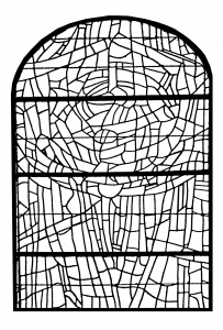 Stained Glass coloring #1, Download drawings