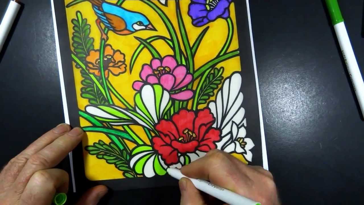 Stained Glass coloring #4, Download drawings
