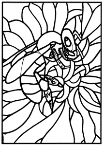Stained Glass coloring #2, Download drawings