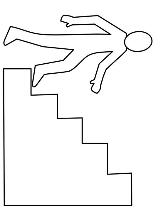 Stairs coloring #8, Download drawings