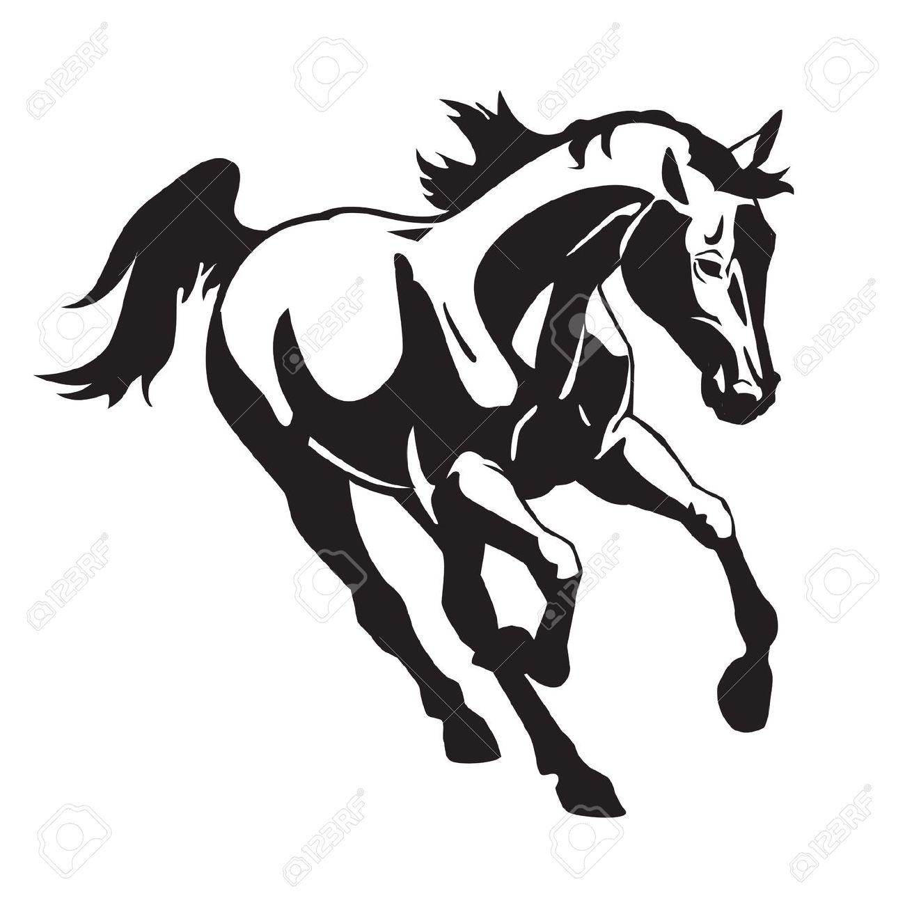 Stallion clipart #8, Download drawings