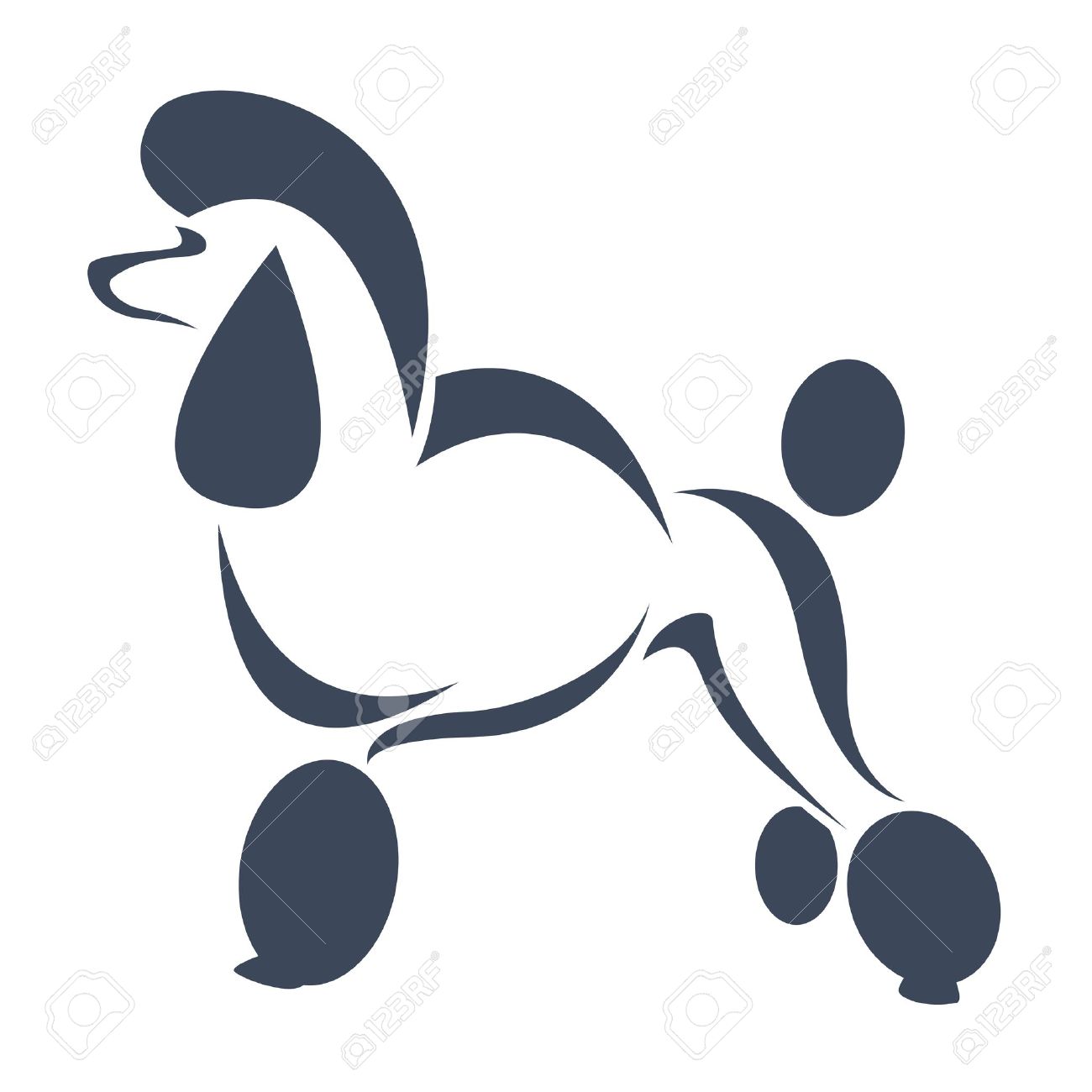 Standard Poodle clipart #5, Download drawings