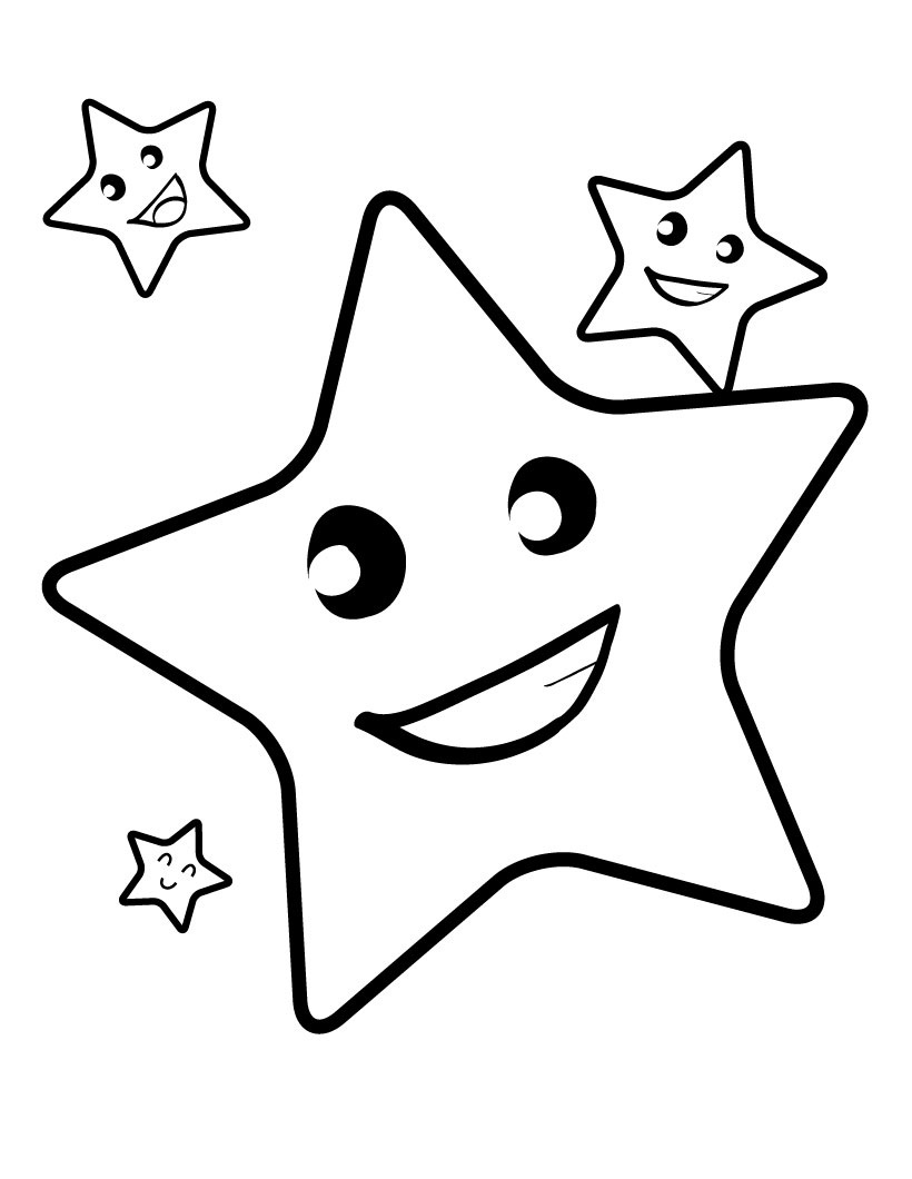 Stars coloring #15, Download drawings