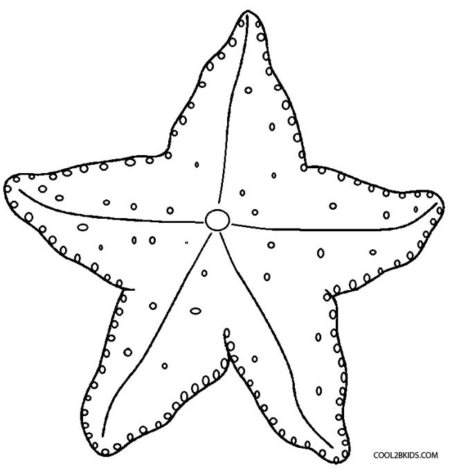 Starfish coloring #15, Download drawings