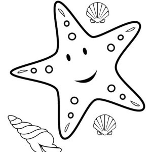 Starfish coloring #13, Download drawings