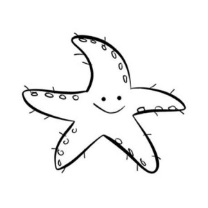 Starfish coloring #12, Download drawings
