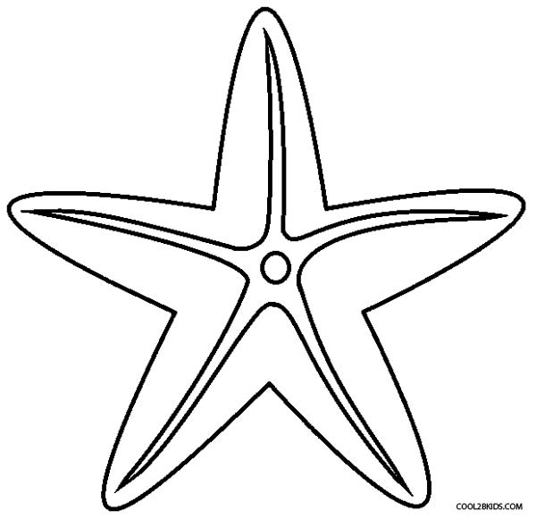 Starfish coloring #11, Download drawings