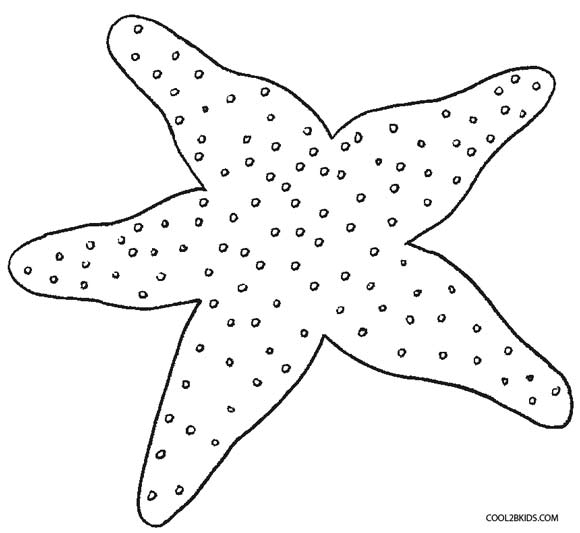 Starfish coloring #19, Download drawings