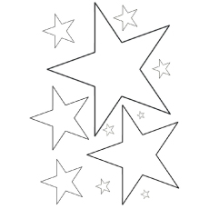 Stars coloring #16, Download drawings