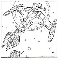 Starship coloring #10, Download drawings